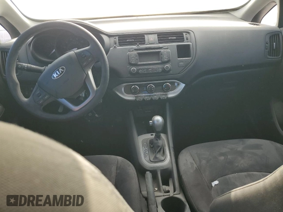 2015 Kia Rio LX with VIN KNADM4A3XF6436038, listed as a Copart auction lot 85834574 with 66,085 mi miles and Salvage Title. Bid and sale history available at carsss.com. Image 8.