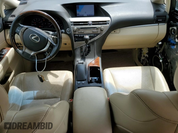 2015 Lexus RX 350 with VIN 2T2BK1BA5FC300853, listed as a Copart auction lot 58793175 with 128,716 mi miles and Salvage title. Bid and sale history available at DreamBid. Image 8.