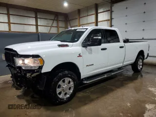 2023 Ram 2500 Big Horn with VIN 3C6UR5JL1PG632578, listed as a Copart auction lot 86005224 with 72,822 mi miles and Clean title. Bid and sale history available at DreamBid. Image 1.