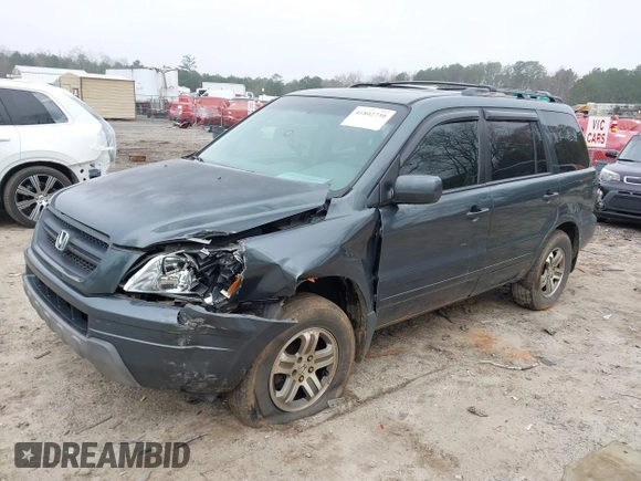 2005 Honda Pilot EX-L with VIN 5FNYF18535B011199, listed as a IAAI auction lot 41802730 with 298,903 mi miles. Bid and sale history available at carsss.com. Image 17.