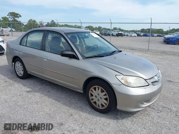 2004 Honda Civic LX with VIN 2HGES16594H601211, listed as a IAAI auction lot 42097402 with 89,572 mi miles. Bid and sale history available at carsss.com. Image 1.