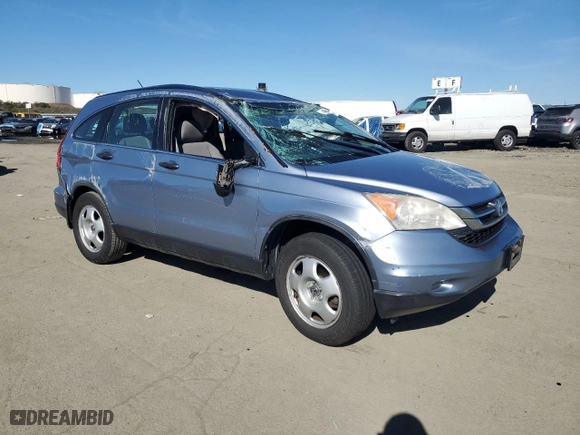 2011 Honda CR-V LX with VIN JHLRE3H3XBC014825, listed as a Copart auction lot 46179965 with 214,818 mi miles and Salvage Title. Bid and sale history available at carsss.com. Image 4.