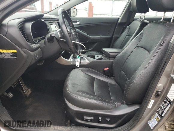 2014 Kia Optima SX Turbo with VIN 5XXGR4A6XEG321869, listed as a Copart auction lot 61821185 with 194,613 mi miles and Clean title. Bid and sale history available at DreamBid. Image 7.
