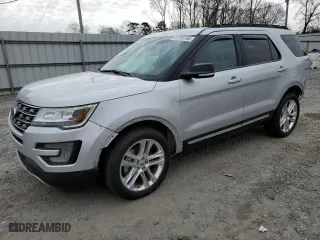 2017 Ford Explorer XLT with VIN 1FM5K8D84HGB37603, listed as a Copart auction lot 41730705 with 43,290 mi miles and Salvage Title. Bid and sale history available at carsss.com. Image 1.