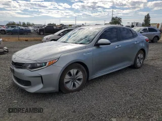 2017 Kia Optima Hybrid with VIN KNAGT4LE7H5011318, listed as a Copart auction lot 67912614 with 138,359 mi miles and Salvage Title. Bid and sale history available at carsss.com. Image 1.