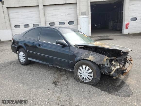 2000 Honda Civic EX with VIN 1HGEJ8243YL128682, listed as a Copart auction lot 52088565 with 0 mi miles and Salvage Title. Bid and sale history available at carsss.com. Image 4.