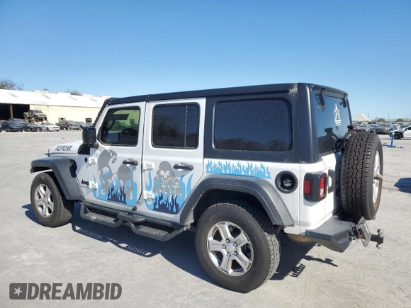 2023 Jeep Wrangler Sport S with VIN 1C4HJXDG3PW522449, listed as a Copart auction lot 41622185 with 25,436 mi miles and Salvage Title. Bid and sale history available at DreamBid. Image 2.