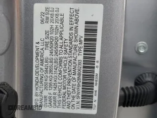 2022 Honda Pilot Special Edition with VIN 5FNYF6H28NB062393, listed as a Copart auction lot 62849025 with 81,565 mi miles and Salvage title. Bid and sale history available at DreamBid. Image 13.