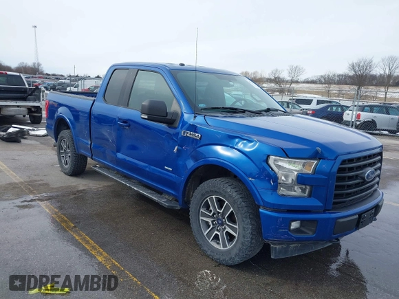 2017 Ford F-150 XL with VIN 1FTEX1EP9HKC95502, listed as a IAAI auction lot 41731718 with 181,487 mi miles. Bid and sale history available at carsss.com. Image 18.