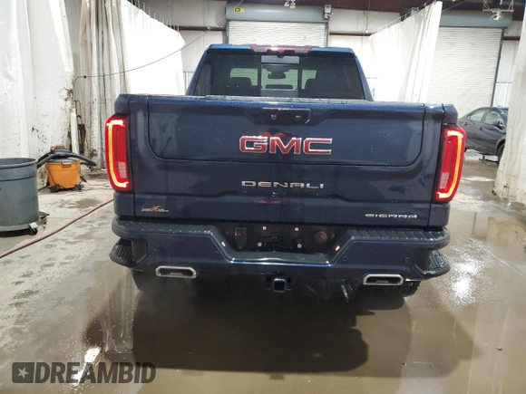 2022 GMC Sierra 1500 with VIN 1GTUUGET9NZ550009, listed as a Copart auction lot 86852604 with 17,059 mi miles and Salvage Title. Bid and sale history available at DreamBid. Image 6.