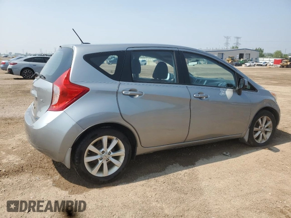 2014 Nissan Note S Plus z VIN 3N1CE2CP0EL404304, wystawiony jako Copart lot #59037675 z przebiegiem 82 255 mil mil oraz Szkoda całkowita • Salvage title. Historia ofert i sprzedaży dostępna na DreamBid. Obrazek 3.