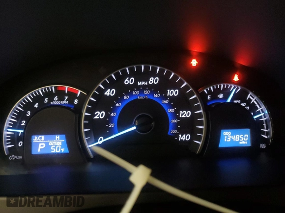 2014 Toyota Camry SE with VIN 4T1BK1FK6EU552289, listed as a Copart auction lot 51678865 with 134,850 mi miles and Salvage Title. Bid and sale history available at carsss.com. Image 9.