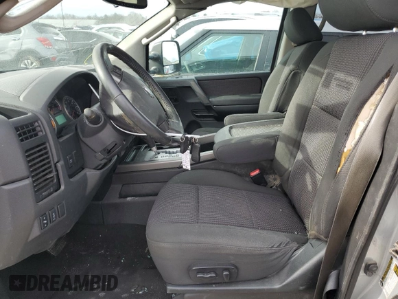 2010 Nissan Titan LE with VIN 1N6AA0EC1AN302984, listed as a Copart auction lot 89266195 with 80,743 mi miles and Salvage Title. Bid and sale history available at carsss.com. Image 7.