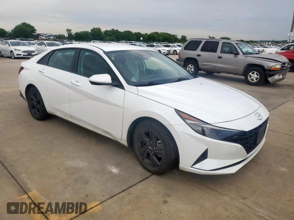 2023 Hyundai Elantra SEL with VIN 5NPLM4AG1PH092057, listed as a Copart auction lot 58759815 with 52,561 mi miles and Salvage title. Bid and sale history available at DreamBid. Image 4.