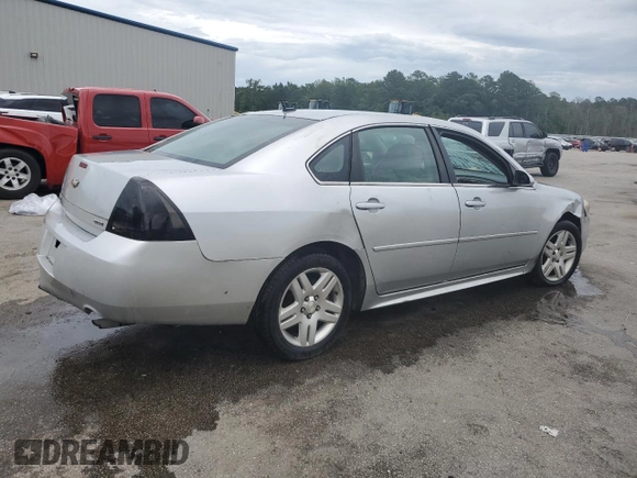 2014 Chevrolet Impala LT with VIN 2G1WB5E33E1165713, listed as a Copart auction lot 60591585 with 203,323 mi miles and Salvage title. Bid and sale history available at DreamBid. Image 3.