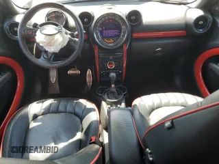 2015 MINI Countryman John Cooper Works with VIN WMWXD1C58FWS34860, listed as a Copart auction lot 55384065 with 48,709 mi miles and Salvage Title. Bid and sale history available at DreamBid. Image 8.
