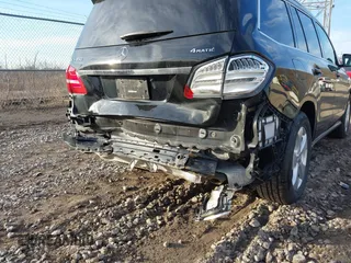2017 Mercedes-Benz GLS 450 with VIN 4JGDF6EE6HA846688, listed as a IAAI auction lot 41824755 with 98,697 mi miles and . Bid and sale history available at DreamBid. Image 6.