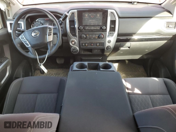2020 Nissan Titan S with VIN 1N6AA1EC0LN508421, listed as a Copart auction lot 46728665 with 46,858 mi miles and Salvage title. Bid and sale history available at DreamBid. Image 8.