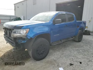 2021 Chevrolet Colorado 2WD Z71 with VIN 1GCGSDEN8M1125476, listed as a Copart auction lot 44070775 with 41,424 mi miles and Non repairable. Bid and sale history available at DreamBid. Image 1.