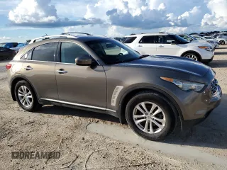 2009 Infiniti FX with VIN JNRAS18U09M102626, listed as a Copart auction lot 73877444 with Not Provided miles and Non Repairable. Bid and sale history available at carsss.com. Image 4.