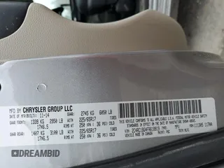 2015 Chrysler Town & Country Touring with VIN 2C4RC1BG4FR618919, listed as a Copart auction lot 48545904 with 93,308 mi miles and Salvage Title. Bid and sale history available at carsss.com. Image 14.