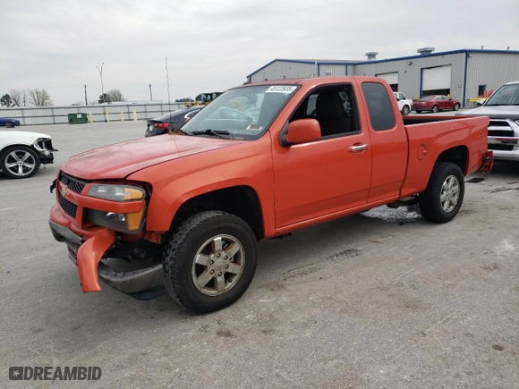 2012 Chevrolet Colorado LT w/1LT with VIN 1GCJTCFE4C8151073, listed as a Copart auction lot 49123935 with 105,956 mi miles and Salvage Title. Bid and sale history available at carsss.com. Image 1.