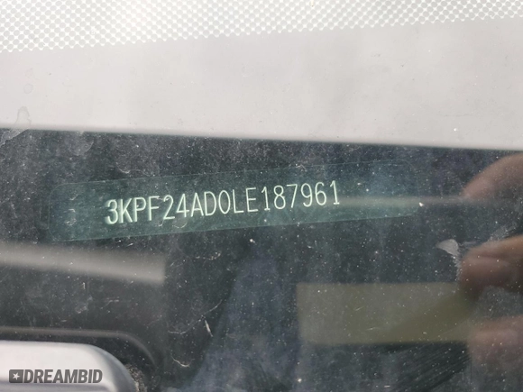2020 Kia Forte LXS with VIN 3KPF24AD0LE187961, listed as a Copart auction lot 52471575 with 59,185 mi miles and Salvage Title. Bid and sale history available at carsss.com. Image 12.