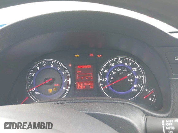 2011 Infiniti G37 x z VIN JN1CV6AR8BM411594, wystawiony jako IAAI lot #42299288 z przebiegiem 107 406 mil mil oraz . Historia ofert i sprzedaży dostępna na DreamBid. Obrazek 7.