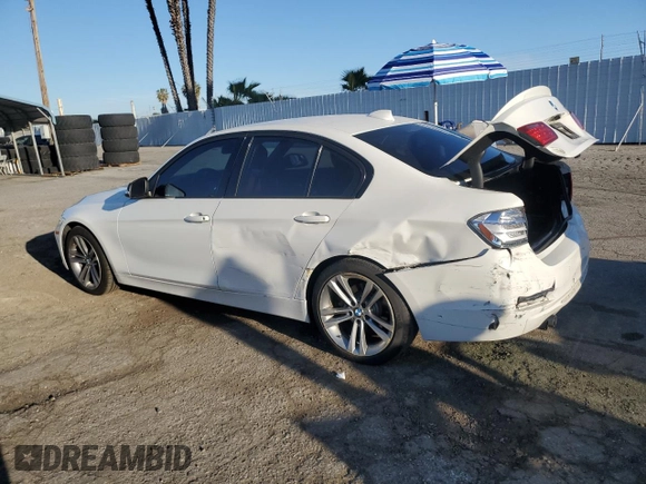 2015 BMW 3 Series 328i with VIN WBA3A5C5XFF610652, listed as a Copart auction lot 48208295 with 88,194 mi miles and Salvage Title. Bid and sale history available at carsss.com. Image 2.