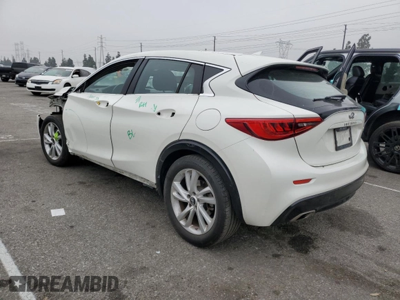 2017 Infiniti QX30 Sport with VIN SJKCH5CP1HA039582, listed as a Copart auction lot 43750455 with 72,068 mi miles and Salvage title. Bid and sale history available at DreamBid. Image 2.