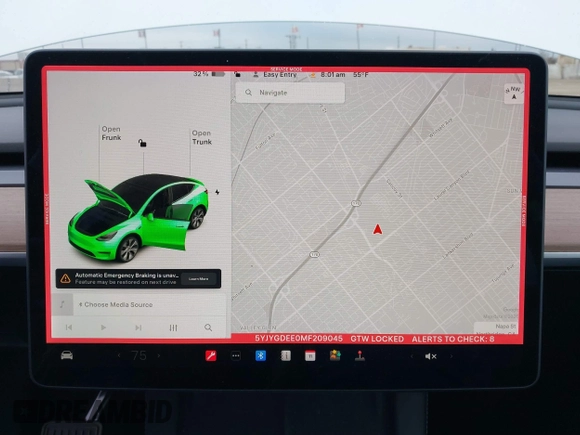 2021 Tesla Model Y Long Range with VIN 5YJYGDEE0MF209045, listed as a IAAI auction lot 41762738 with 24,721 mi miles. Bid and sale history available at carsss.com. Image 19.