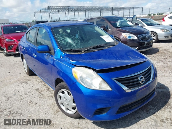 2013 Nissan Versa S Plus with VIN 3N1CN7AP5DL840838, listed as a IAAI auction lot 42343957 with 91,669 mi miles and . Bid and sale history available at DreamBid. Image 1.
