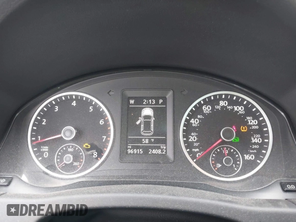2016 Volkswagen Tiguan S with VIN WVGBV7AX3GW519044, listed as a IAAI auction lot 42058245 with 96,915 mi miles and . Bid and sale history available at DreamBid. Image 7.