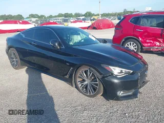 2018 Infiniti Q60 Sport with VIN JN1EV7EK6JM340678, listed as a IAAI auction lot 33432778 with 50,160 mi miles and . Bid and sale history available at DreamBid. Image 1.