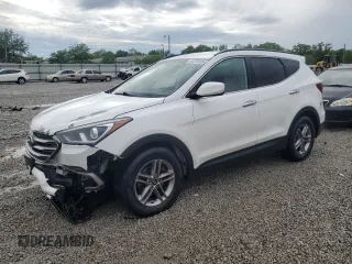 2017 Hyundai Santa Fe 2.4L z VIN 5NMZUDLB5HH028663, wystawiony jako Copart lot #55339555 z przebiegiem 124 065 mil mil oraz Nie do naprawy • Non repairable. Historia ofert i sprzedaży dostępna na DreamBid. Obrazek 1.