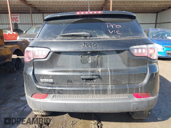 2019 Jeep Compass Latitude with VIN 3C4NJDBB1KT648185, listed as a IAAI auction lot 41622077 with 74,072 mi miles and . Bid and sale history available at DreamBid. Image 17.