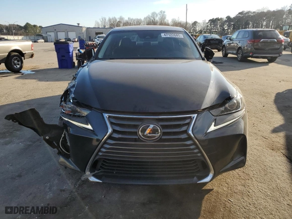 2019 Lexus IS with VIN JTHBA1D21K5084759, listed as a Copart auction lot 47122685 with 100,169 mi miles and Salvage Title. Bid and sale history available at carsss.com. Image 5.
