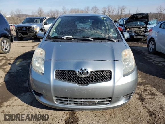 2007 Toyota Yaris with VIN JTDJT923975057611, listed as a Copart auction lot 45407175 with 106,473 mi miles and Clean Title. Bid and sale history available at carsss.com. Image 5.