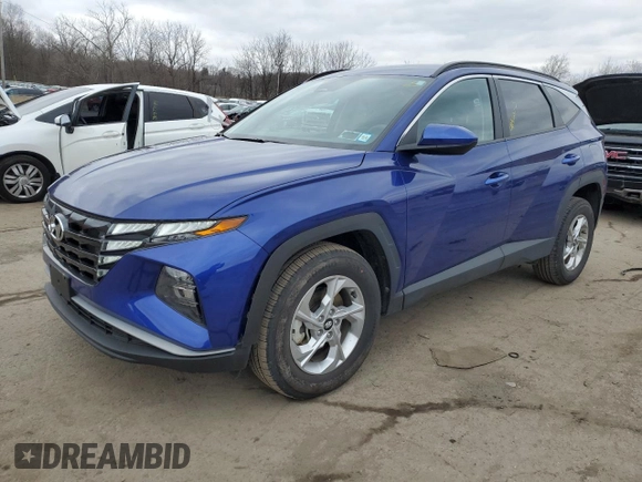 2024 Hyundai Tucson SEL with VIN 5NMJBCDE8RH294685, listed as a Copart auction lot 41420605 with 5,127 mi miles and Non Repairable. Bid and sale history available at carsss.com. Image 1.