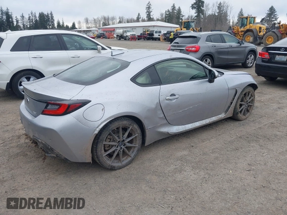 2023 Subaru BRZ Limited with VIN JF1ZDBF12P8704516, listed as a IAAI auction lot 41842157 with 19,847 mi miles. Bid and sale history available at carsss.com. Image 4.
