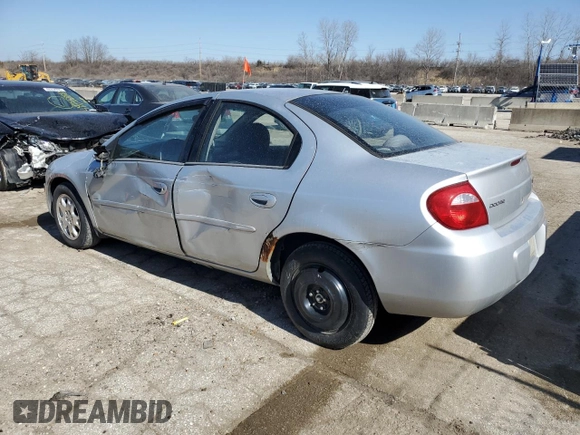 2004 Dodge Neon SXT with VIN 1B3ES56C34D551974, listed as a Copart auction lot 46829235 with 212,829 mi miles and Salvage Title. Bid and sale history available at DreamBid. Image 2.