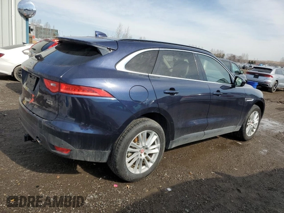 2018 Jaguar F-Pace 25t Prestige with VIN SADCK2FX8JA283352, listed as a Copart auction lot 45391715 with 161,089 mi miles and Clean title. Bid and sale history available at DreamBid. Image 3.