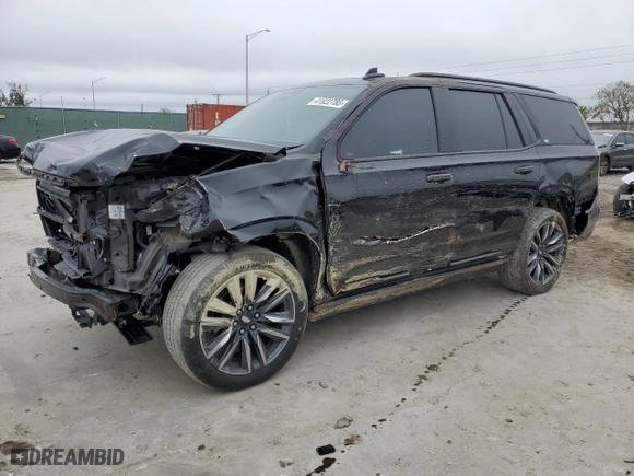 2022 Cadillac Escalade Sport with VIN 1GYS3FKLXNR182930, listed as a Copart auction lot 41822785 with 37,608 mi miles and Salvage Title. Bid and sale history available at carsss.com. Image 1.