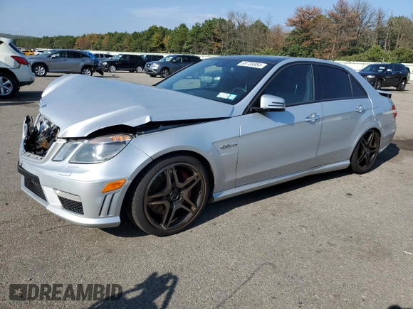 2010 Mercedes-Benz E 63 AMG with VIN WDDHF7HBXAA149436, listed as a Copart auction lot 68736984 with 112,176 mi miles and Salvage title. Bid and sale history available at DreamBid. Image 1.