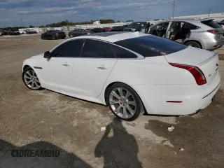 2015 Jaguar XJ with VIN SAJWA1CZ9F8V88418, listed as a Copart auction lot 45547965 with 82,423 mi miles and Salvage Title. Bid and sale history available at carsss.com. Image 2.
