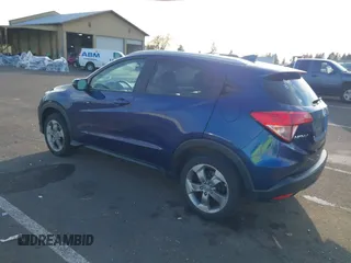 2016 Honda HR-V EX-L w/Navi with VIN 3CZRU6H70GM761497, listed as a IAAI auction lot 41616410 with 92,527 mi miles. Bid and sale history available at carsss.com. Image 3.