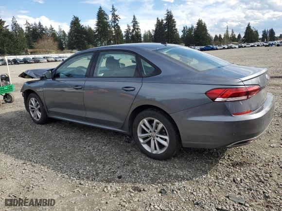 2021 Volkswagen Passat 2.0T S with VIN 1VWAA7A32MC018553, listed as a Copart auction lot 50453545 with 37,344 mi miles and Salvage Title. Bid and sale history available at carsss.com. Image 2.
