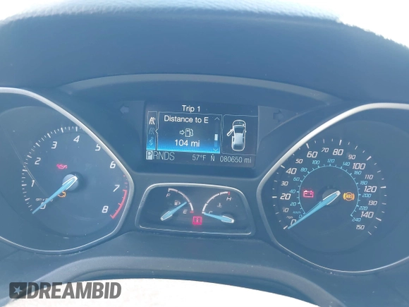 2012 Ford Focus Titanium with VIN 1FAHP3N28CL270225, listed as a IAAI auction lot 41401080 with 80,650 mi miles and . Bid and sale history available at carsss.com. Image 7.
