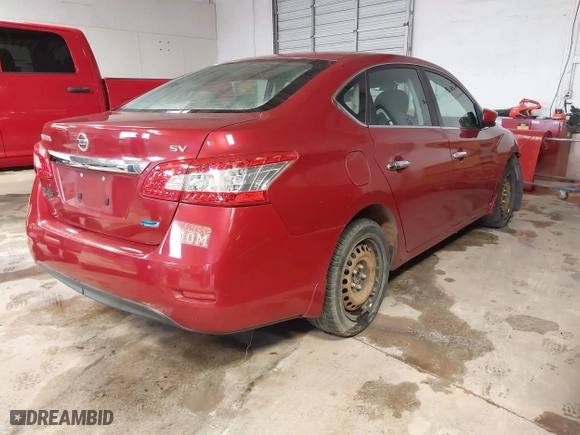 2014 Nissan Sentra SR with VIN 3N1AB7AP1EY239639, listed as a IAAI auction lot 41456017 with 215,740 mi miles. Bid and sale history available at carsss.com. Image 4.