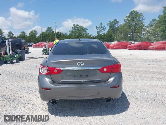 2015 Infiniti Q50 with VIN JN1BV7AP4FM338889, listed as a IAAI auction lot 42285135 with 150,867 mi miles and . Bid and sale history available at DreamBid. Image 17.
